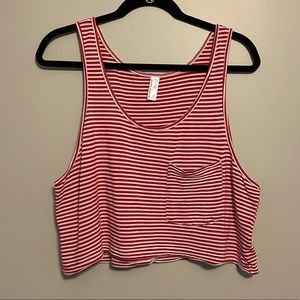 American Apparel Striped Crop